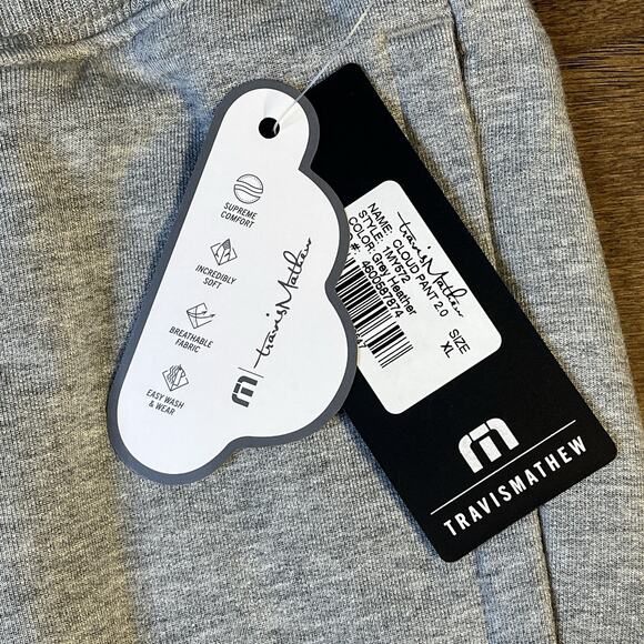 Travis Mathew Cloud Pant 2.0 Joggers Men’s XL Sweatpant Grey Heather NEW $119.95 - Picture 3 of 7